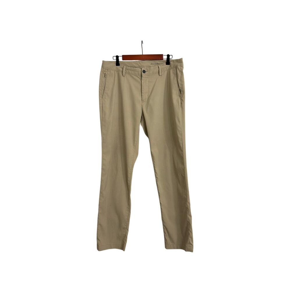 Tommy Bahama 35x32 Khaki Tan Performance Dri Fit Casual Chino Pants